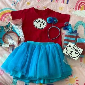 Disney Red and Blue Theater Costume Set